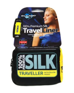 Sea To Summit Premium Silk Travel Liner - Traveler (with Pillow Slip)|-|Doublure D'appoint De Voyage Premium En Soie (inclus Une Taie D'oreiller) -Sea To Summit 112 7EBerry b2cf3844 759a 47d3 aabd 2cad39d656ba