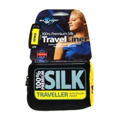 Sea To Summit Premium Silk Travel Liner - Traveler (with Pillow Slip)|-|Doublure D'appoint De Voyage Premium En Soie (inclus Une Taie D'oreiller) -Sea To Summit 112 7EEucalyptus 20Green