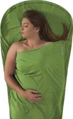 Sea To Summit Premium Stretch Knit Liner Expander - Mummy With Hood|-|Doublure D'appoint De Voyage Premium Tricoté Expander- Style Momie -Sea To Summit 126 7EGreen