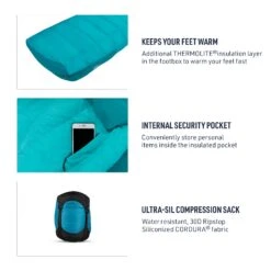 Sea To Summit Altitude Women's Down Sleeping Bag (25°F & 15°F) 18 Sea To Summit Altitude Women's Down Sleeping Bag (25°F & 15°F) -Sea To Summit 3BlockImages Altitude