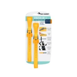 Sea To Summit Stretch-Loc 30 TPU Straps (750mm) -Sea To Summit ASLSTRP20X750YW Stretch Loc30 20mmx750mm2Pack Yellow Packaging 01
