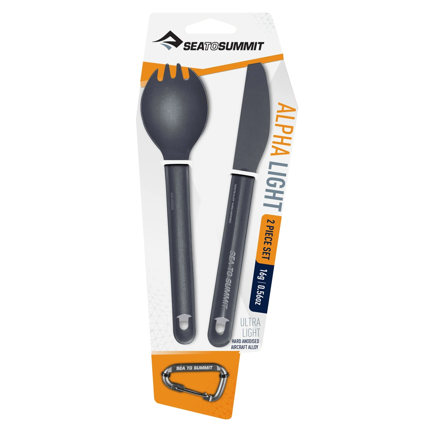 Sea To Summit Alpha Light Spork & Knife Set 1 Sea To Summit Alpha Light Spork & Knife Set