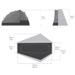 Sea To Summit Alto TR1 - One Person Ultralight Tent -Sea To Summit AltoTR1Diagram