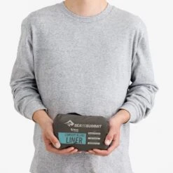 Sea To Summit Comfort Blend Liner (Rectangle) -Sea To Summit ComfortBlendSleepingBagLiner RectangularWithPillowSleeve ASL032071 250201 MODEL 2