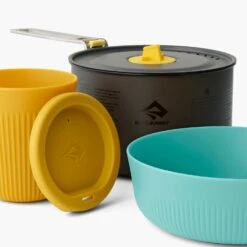 Sea To Summit Frontier Ultralight One Pot Cook Set (1 Person, Small 3 Piece) -Sea To Summit FrontierULOnePotCookSet1P3Piece1.3LPotWithS BowlandCup ACK027031 122104 ADDITIONAL 2
