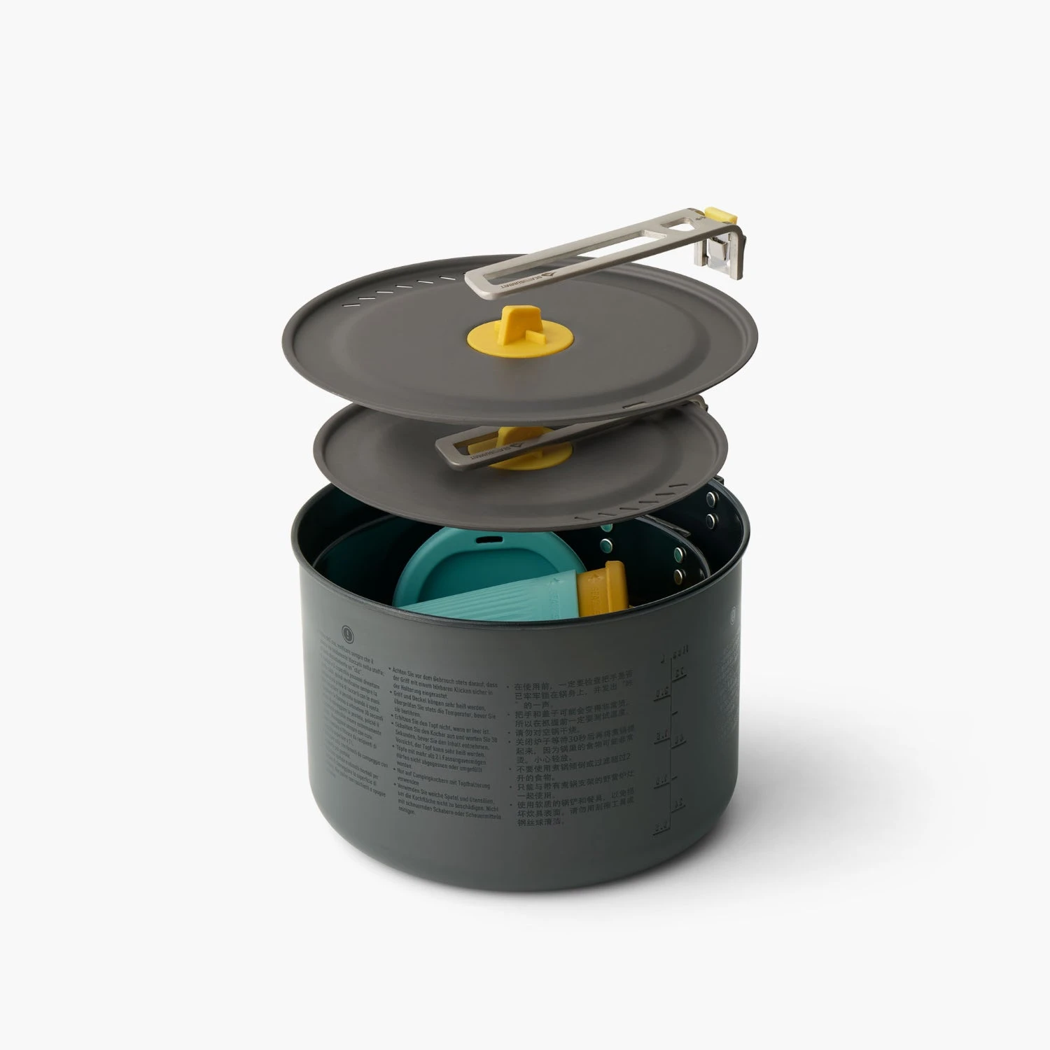 Sea To Summit Frontier Ultralight Two Pot Cook Set (2 Person, 6 Piece) 2 Sea To Summit Frontier Ultralight Two Pot Cook Set (2 Person, 6 Piece) - Image 2