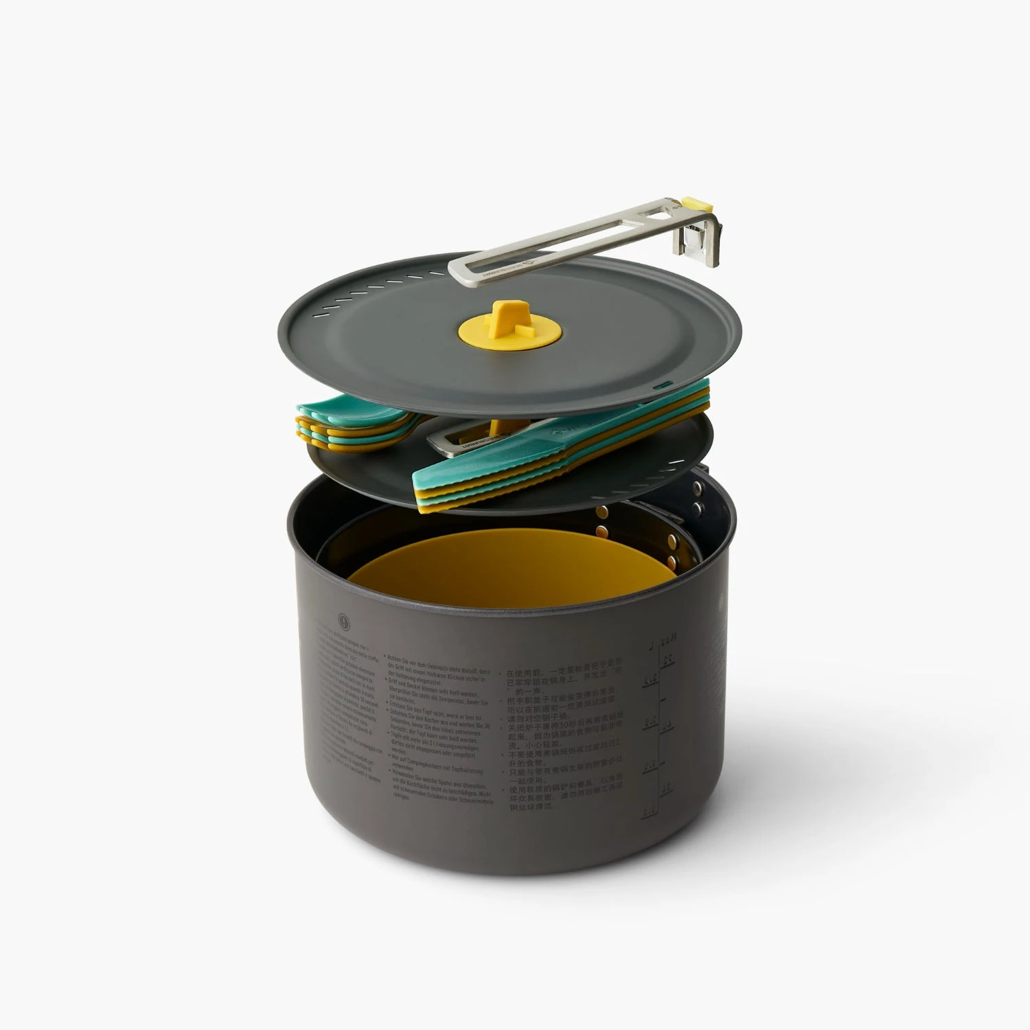 Sea To Summit Frontier Ultralight Two Pot Cook Set (4 Person, 14 Piece) 2 Sea To Summit Frontier Ultralight Two Pot Cook Set (4 Person, 14 Piece) - Image 2