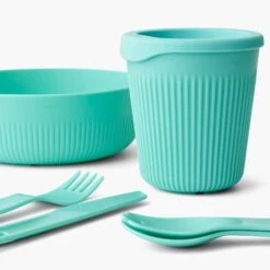 Sea To Summit Passage 1 Person Dinnerware Set (6 Piece) -Sea To Summit PassageDinnerwareSet1P6PieceBlue ACK037051 120215 ADDITIONAL 2