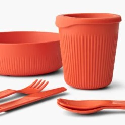 Sea To Summit Passage 1 Person Dinnerware Set (6 Piece) -Sea To Summit PassageDinnerwareSet1P6PieceOrange ACK037051 120816 ADDITIONAL 2