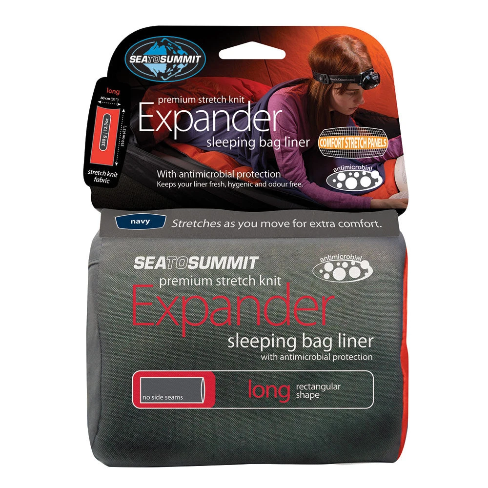 Sea To Summit Expander Travel Liner - Long Rectangular|-|Doublure D'appoint De Voyage Expander - Long Rectangulaire 1 Sea To Summit Expander Travel Liner - Long Rectangular|-|Doublure D'appoint De Voyage Expander - Long Rectangulaire