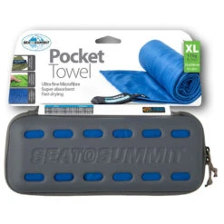 Sea To Summit Pocket Towel - XL|-|Serviette Pocket - Très Grande -Sea To Summit STS 211 7E 7EBox 20Cobalt 20Blue