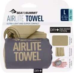 Sea To Summit Airlite Towel - Large 48 X 24 In|-|Serviette Airlite - Grand 48 X 24 In -Sea To Summit STS 2503 7E 7EFront 20Desert 20Brown
