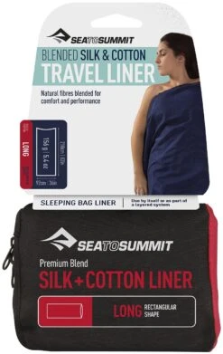 Sea To Summit Blend Travel Liner - Long|-|Drap De Votage Blend - Long -Sea To Summit STS 314 7E 7EDetail3 20No 20Color