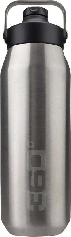 Sea To Summit 360 Insulated Wide Mouth Bottle With Sip Cap - 750ML|-|Bouteille 360 Isolée Gros Goulot Avec Bouchon Sip - 750ml -Sea To Summit STS 3602 7ESilver