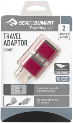 Sea To Summit Travel Adaptor For Europe|-|Adaptateur De Voyage Pour L'Europe