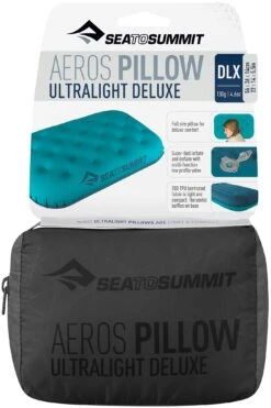 Sea To Summit Aeros Ultralight Deluxe Pillow|-|Oreiller Premium Ultra-léger Aeros -Sea To Summit STS 576 7E 7EDetail5 20Grey