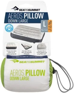 Sea To Summit Aeros Down Pillow - Large|-|Oreiller En Duvet Aeros - Grand -Sea To Summit STS 578 7E 7EDetail2 20Lime