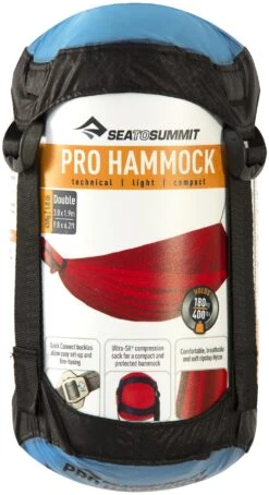 Sea To Summit Pro Hammock Set Double - Red|-|Hamac Pro Double - Rouge -Sea To Summit STS 709 7E 7EDetail2 20Blue