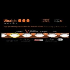 Sea To Summit UltraLight Insulated Sleeping Mat [Regular]|-|Matelas De Sol Isolé UltraLight [Régulier] -Sea To Summit STS 906 7E 7EFeatures 20Orange