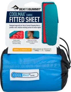 Sea To Summit Coolmax Fitted Sheet - Fits Small And Regular Mats|-|Housse De Matelas Coolmax - Pour Petit Et Régulier Matelas -Sea To Summit STS 958 7E 7EDetail3 20Blue 9eeb6ba8 1255 42b4 a19e f4d7e312f330