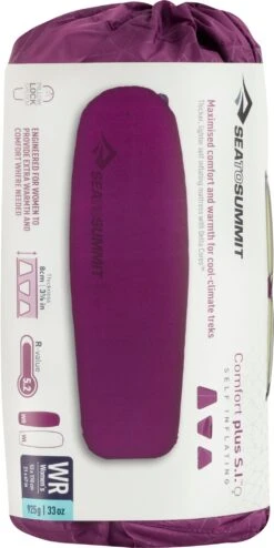 Sea To Summit Comfort Plus Self-Inflating Sleeping Mat - Regular - Women's|-|Matelas De Sol Auto-gonflant Comfort Plus - Régulier - Femme 8 Sea To Summit Comfort Plus Self-Inflating Sleeping Mat - Regular - Women's|-|Matelas De Sol Auto-gonflant Comfort Plus - Régulier - Femme -Sea To Summit STS 987 65 7E 7EFront3 20Purple