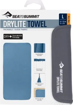 Sea To Summit Drylite Towel - Large 48 X 24 In|-|Serviette Drylite - Grand 48 X 24 In -Sea To Summit STS A2507 7E 7EFront1 20Moonlight 20Blue