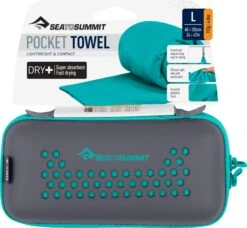 Sea To Summit Pocket Towel - Large 48 X 24 In|-|Serviette Pocket - Grand 48 X 24 In -Sea To Summit STS A2512 7E 7EFront 20Baltic 20Blue