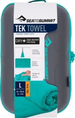 Sea To Summit Tek Towel - Large 24 X 48 In|-|Serviette Tek - Grand 24 X 48 po -Sea To Summit STS A2517 7E 7EFront 20Baltic 20Blue