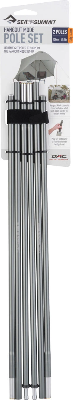 Sea To Summit Telos Hangout Mode Pole Set|-|Ensemble D’arceaux Hangout Mode Telos -Sea To Summit STS ATS0040 7E 7EFront2 20Shale 20Grey
