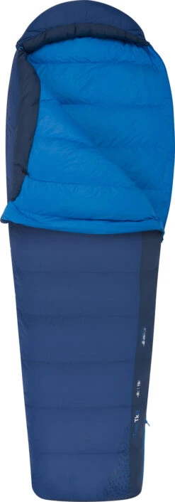 Sea To Summit Trek TkII Down Sleeping Bag 18°F / -8°C - Regular|-|Sac De Couchage En Duvet Trek TkII 18°F/-8°C - Régulier -Sea To Summit STS S1021 7EBlue 20 20Navy 7Eopen
