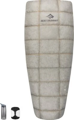 Sea To Summit Ember EbI Ultralight Down Quilt 50°F / 10°C - Long|-|Couette Ultralégère En Duvet Ember EbI 50°F/10°C - Long -Sea To Summit STS S2212 7E 7EFront1 20Grey