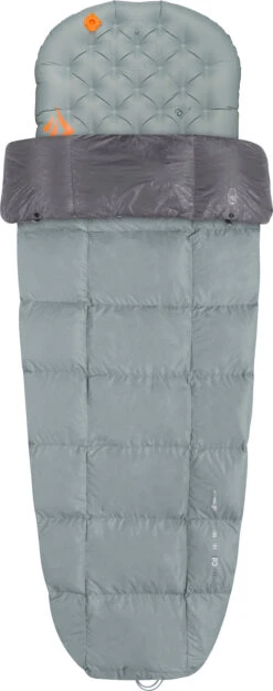 Sea To Summit Cinder CdI Down Quilt - 50°F/10°C - Long|-|Couette En Duvet Cinder CdI - 50°F/10°C - Long -Sea To Summit STS S2312 7E 7EDetail2 20Light 20Grey