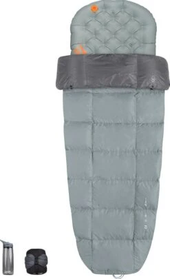 Sea To Summit Cinder CdII Down Quilt - 35°F/2°C - Unisex|-|Couette En Duvet Cinder CdII - 35 °F/2 °C - Unisexe -Sea To Summit STS S2321 7E 7EOpen1 20Grey