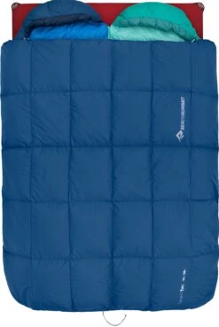 Sea To Summit Tanami Queen Down Camping Comforter 50°F/10°C|-|Couette De Camping En Duvet Queen Tanami 50°F/10°C -Sea To Summit STS S2411 7E 7EFront2 20Blue