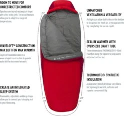 Sea To Summit Basecamp Bc III Sleeping Bag - (10°F) - Regular|-|Sac De Couchage Basecamp Bc III - (10°F) - Régulier -Sea To Summit STS S4231 7E 7Edetail 20Red 4d08d629 b911 4c06 8305 0c97510baff0