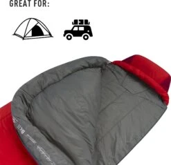 Sea To Summit Basecamp Bc III Sleeping Bag - (10°F) - Regular|-|Sac De Couchage Basecamp Bc III - (10°F) - Régulier -Sea To Summit STS S4231 7E 7Ezoom 20Red