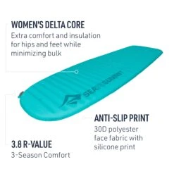 Sea To Summit Women's Comfort Light Self-Inflating Sleeping Mat -Sea To Summit STS 18 Sideview