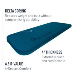 Sea To Summit Comfort Deluxe Self-Inflating Sleeping Mat -Sea To Summit STS 4 Sideview Byron