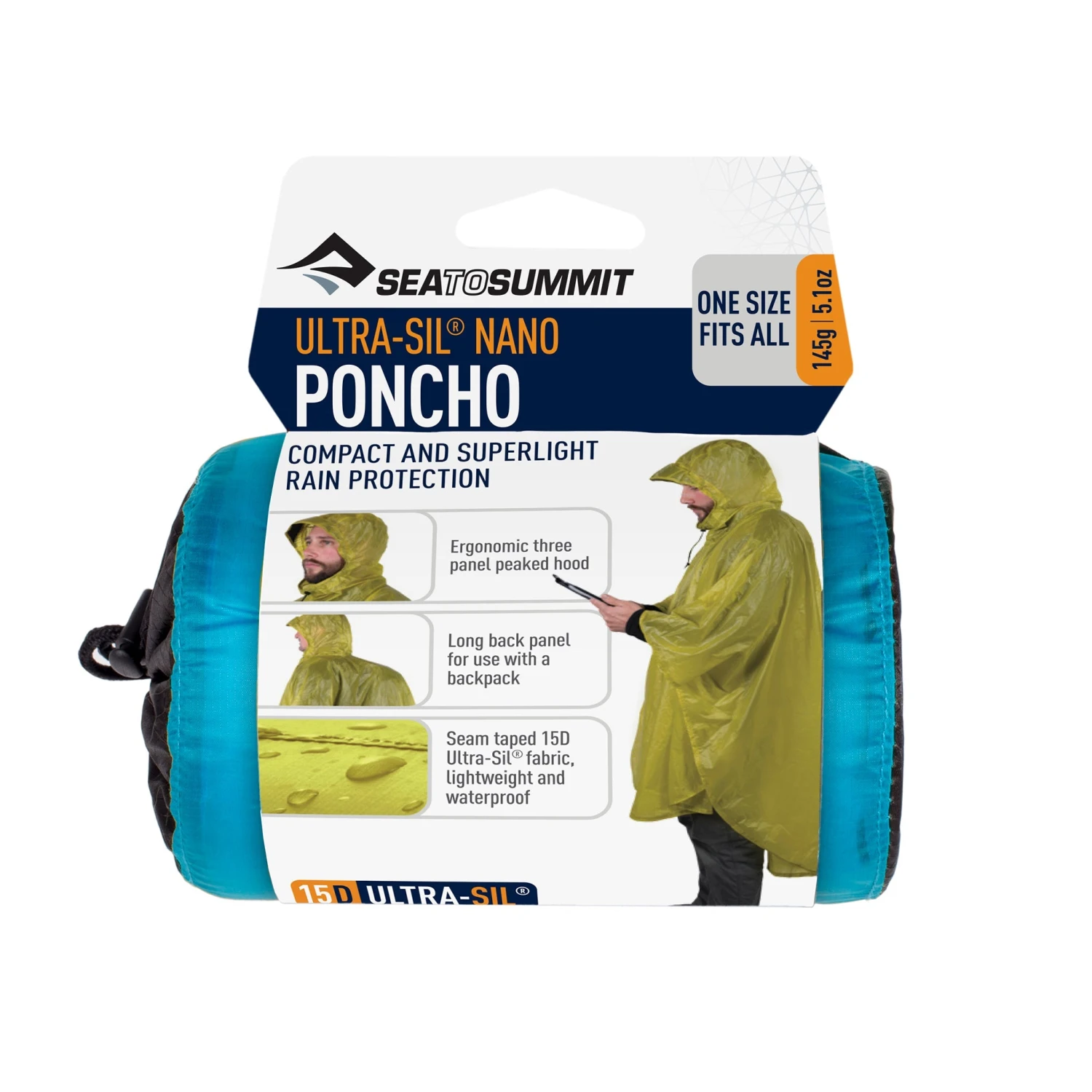 Sea To Summit Ultra-Sil Nano Poncho 3 Sea To Summit Ultra-Sil Nano Poncho - Image 3