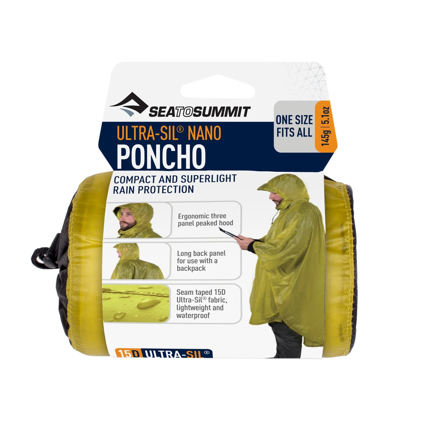 Sea To Summit Ultra-Sil Nano Poncho 4 Sea To Summit Ultra-Sil Nano Poncho - Image 4