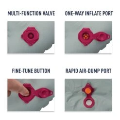 Sea To Summit Women's Ether Light XT Insulated Air Sleeping Mat -Sea To Summit Women s Ether Light XT Insulated Sleeping Mat Multi Function Valve