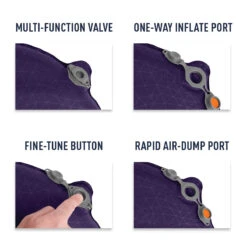 Sea To Summit Women's Comfort Plus Self-Inflating Sleeping Mat -Sea To Summit Women sComfortPlusSelfInflatingSleepingMat Blackberry 28